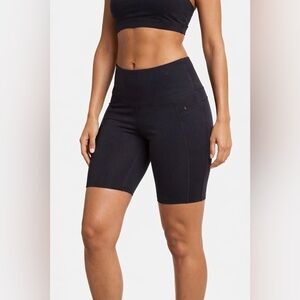Women's Black Biker/ Yoga Shorts